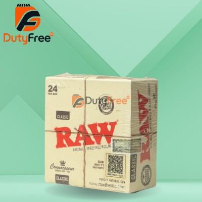 RAW Classic Slim Filter - Box of 24 Rolls 5m