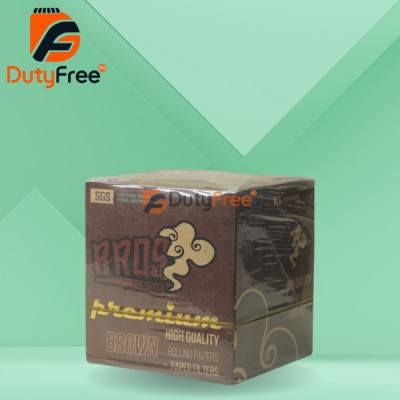 BR0S King Size Rolling Paper with Filter/ Rose/Tips (33 Paper + 33)