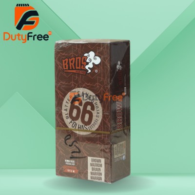 Bros Brown King Size Regular Rolling Papers-66 Main Box (50 Boxes)