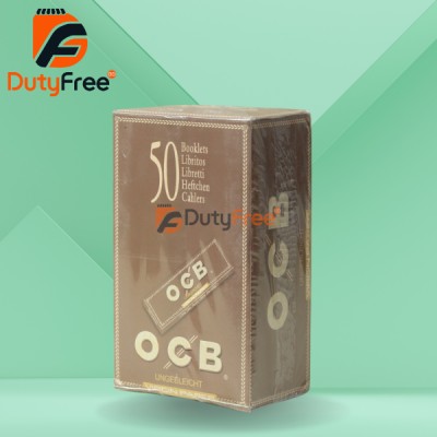 OCB Ungebleicht | King Size Slim | Unbleached | Box of 50