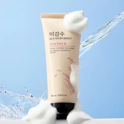 THE FACE SHOP Rice Water Bright Facial Foaming Cleanser 150mL