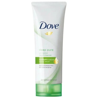 Dove deep pure oil control facial cleanser 100g