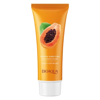 BIOAQUA Papaya Purifying Moisturizing Facial Cleanser 100g