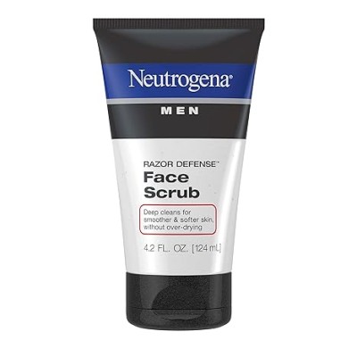 Neutrogena Men Razor Defense Face Scrub (124ml)