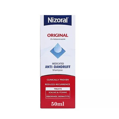 Nizoral 2% Ketoconazole Hair Care Anti-Dandruff Shampoo 50ml.