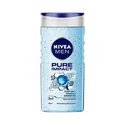 Nivea Men Shower Gel Pure Impact 250ml