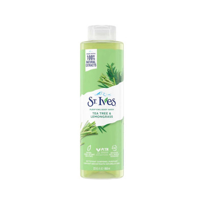 St. Ives Purifying Body Wash With Tea Tree & Lemongrass 650ml.