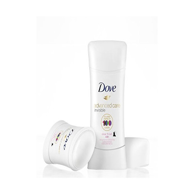 Dove Invisible Advanced Care Antiperspirant Deodorant, Clear Finish, 2.6 Ounce