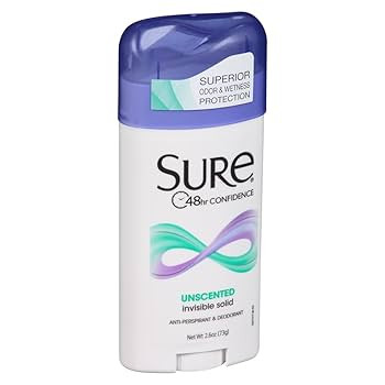 Antiperspirant Deodorant, Solid, Unscented, 2.6 73g