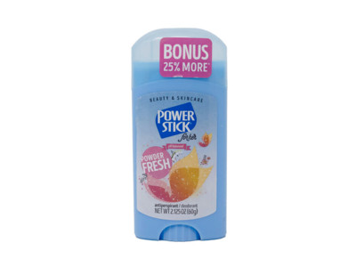 Power Stick Anti-Perspirant Deodorant, Powder Fresh Scent, 2.125 oz/60g.