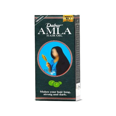 Dabur Amla Hair Oil | Natural care Enriched with Amla, Oils & Vitamin C For Long, Strong Dark - 300ml.