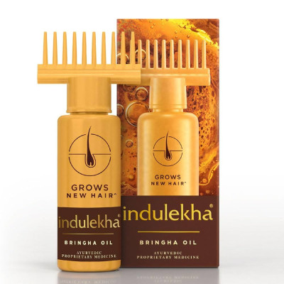 Indulekha Bringha Hair Oil Selfie Bottle, 100Ml.