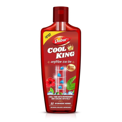 Dabur Cool King 11 Ayurvedic herbs Oil 470ml.