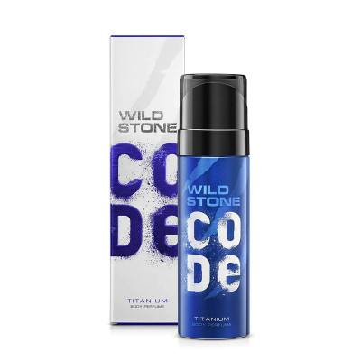 Wild Stone Code Titanium Perfume Body Spray For Men - 120 Ml