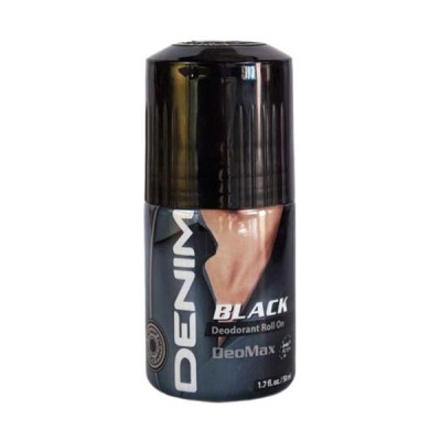 DENIM BLACK body deodorant Roll on for male - 50 ml