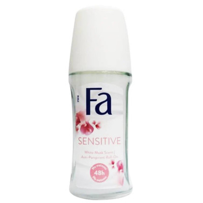 FA Roll on Anti-Perspirant Sensitive White Musk Scent(50ml)