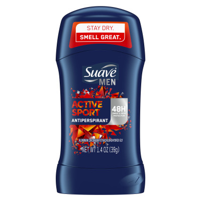 Suave Men Invisible Solid Active Sport 1.4 oz 39g.