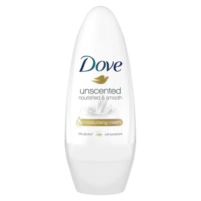 Dove Deodorant Roll-on Unscented Women (40ml).
