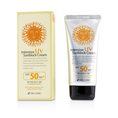 3W Clinic Intensive UV Sunblock Cream SPF 50+PA+++ 70ml.