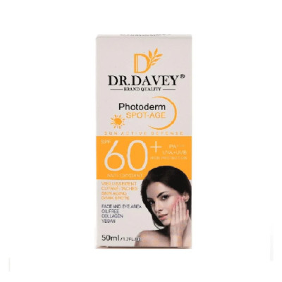 Dr. Davey Photoderm Spot-Age Sunscreen Cream SPF 60 - 50 ml.