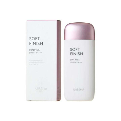 Missha All Around Safe Block Soft Finish Sun Milk Spf 50+ PA+++ - 70ml.