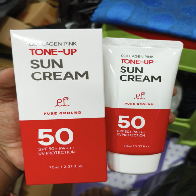 Collagen Pink Tone-Up Sun Cream SPF50+ 70ml.