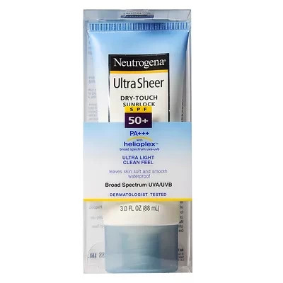 Neutrogena Ultra Sheer Dry Touch Sunblock SPF 50+ 88ml.
