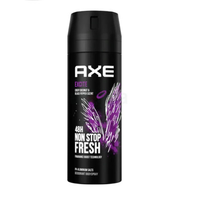 AXE Deodorant Body Spray 48 Hours Non Stop Fresh Excite(150ml)
