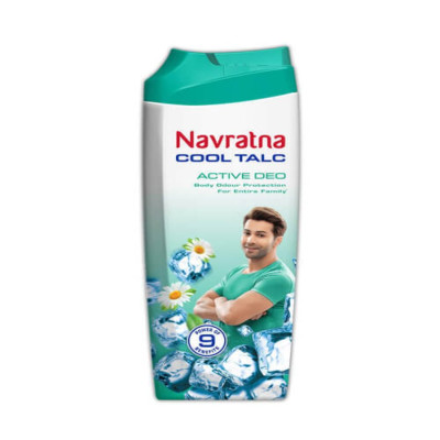 Navratna Cool Talc Active Deo 100G.