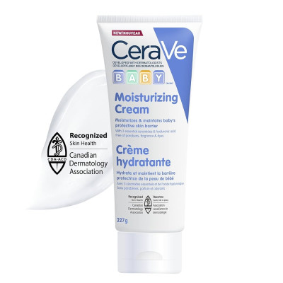 CeraVe BABY Moisturizing Cream, Gentle Baby Skincare For Face and Body(227g)