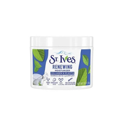 St. Ives Renewing Moisturizer Skin Cream with Collagen & Elastin - 283 gm