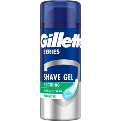INCI-style ingredient profile and analysis for Gillette Series Soothing Shave Gel with Aloe Vera (200ml):