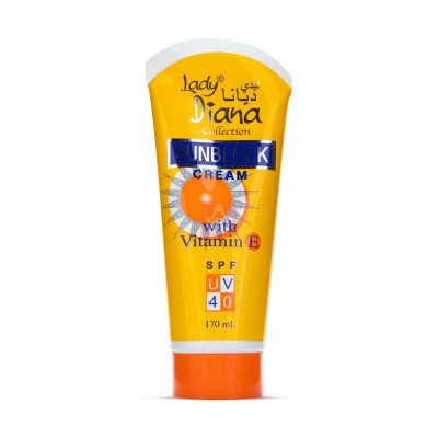 Lady Diana Collection Sunblock cream used for male/ female - 170 ml
