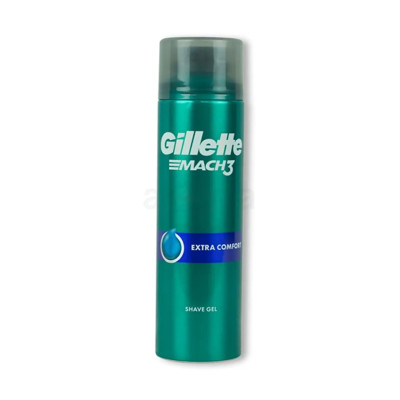 Moisturize your beard with Gillette Mach 3 Shave Gel