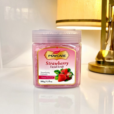 Strawberry Exfoliating Facial Scrub from Guangzhou Maycare Cosmetics Factory 500ml