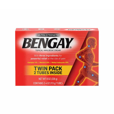 Bengay Twin Pack 2 Tubes Inside
