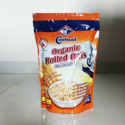 Cowhead Instant Baby Organic Rolled Oats 500g