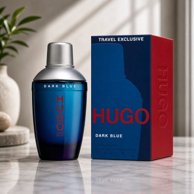 Hugo Boss Dark Blue Travel Exclusive EDT for Men (75ml).
