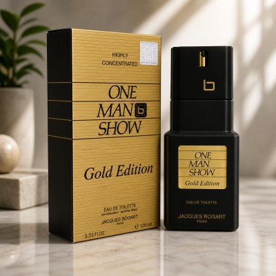 Jacques Bogart One Man Show Gold Edition EDT for Men (100ml).
