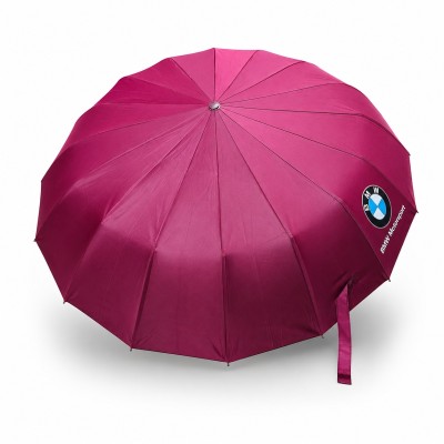 BMW Premium Windproof Umbrella – 16 Rib Strong Frame(Meroon)