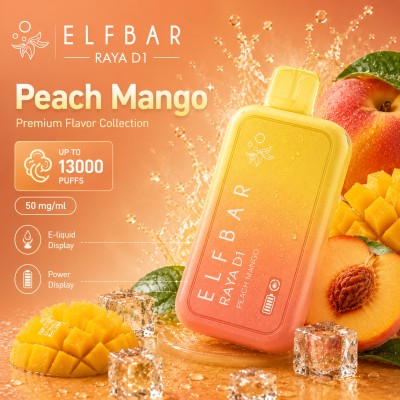 Elfbar Raya D1 Peach Mango 13000 Puffs