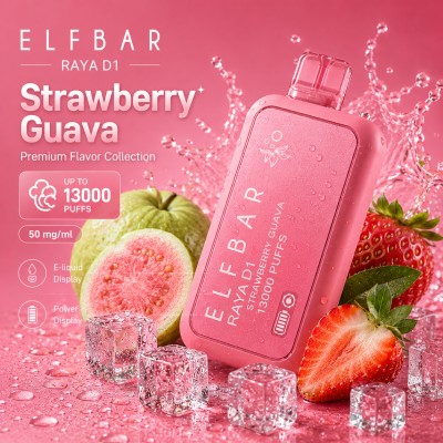 Elfbar Raya D1 Strawberry Guava 13000 Puffs