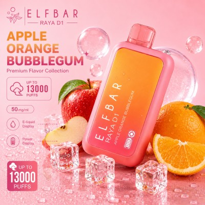 Elfbar Raya D1 Apple Orange Bubblegum 13000 Puffs