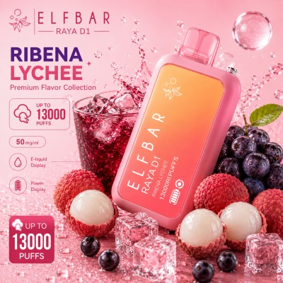 Elfbar Raya D1 Ribena Lychee 13000 Puffs