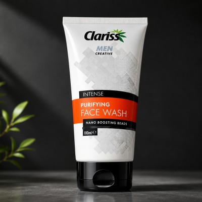 Clariss Men Creative Intense Purifying Face Wash – 100 ml