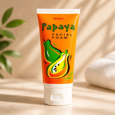 MISLINE Herbal Mistine Papaya Facial Foam Face Wash 100ml