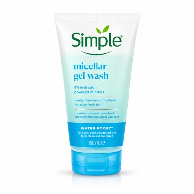Simple Water Boost Micellar Gel Facial Wash 150ml