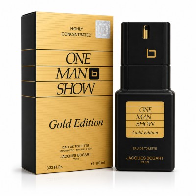 Jacques Bogart One Man Show Gold Edition EDT for Men (100ml).