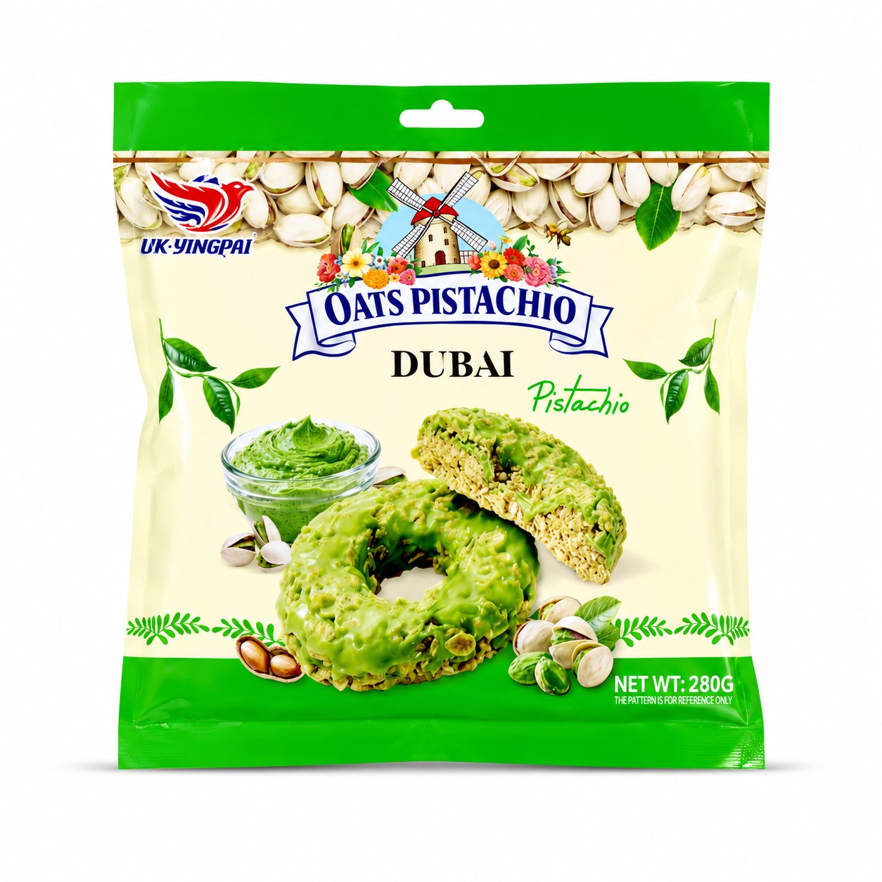 UK Yingpai Oats Pistachio Dubai Style Rings