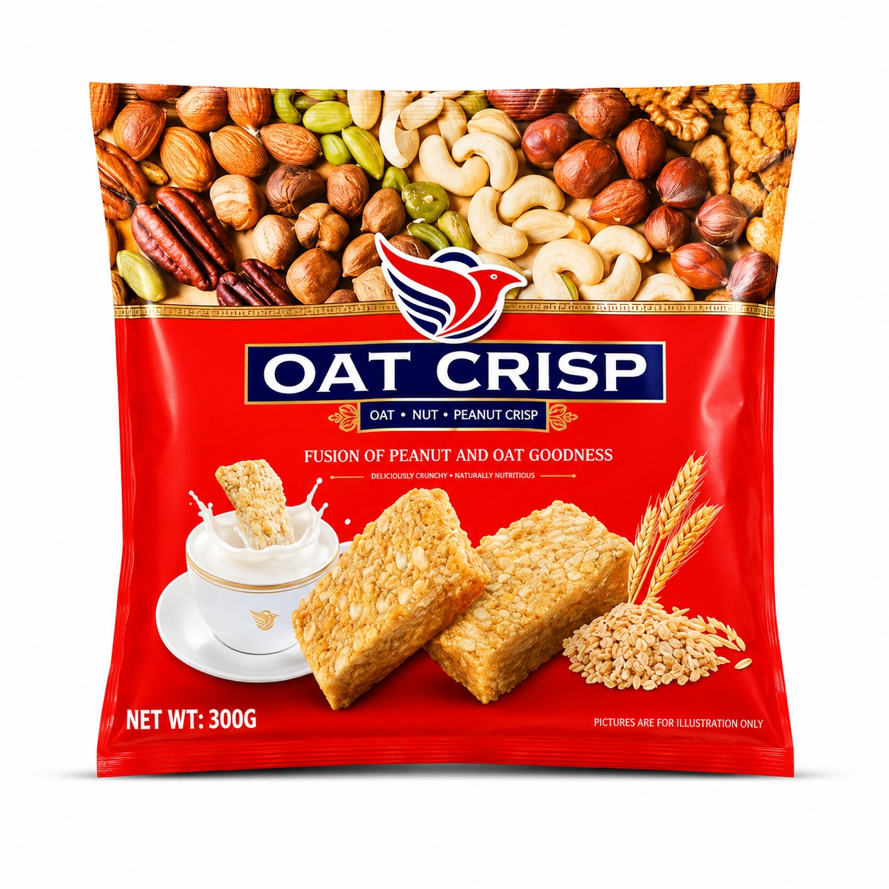 Yingpai Nutty Oat Crisp Crunchy Energy Bites(300g)